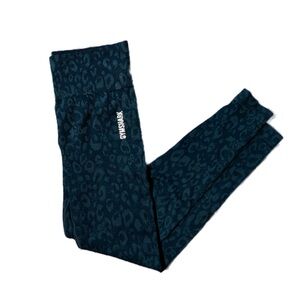 Gymshark Blue Adapt Animal Seamless Leggings